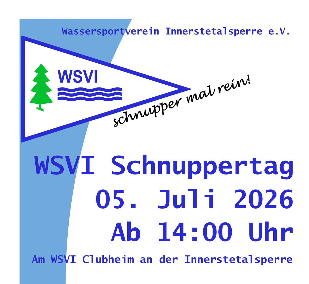 WSVI Schnuppertag am 5. Juli 2026